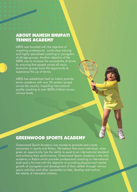 MBTA ( Mahesh Bhupathi Tennis Academies) at Greenwood School